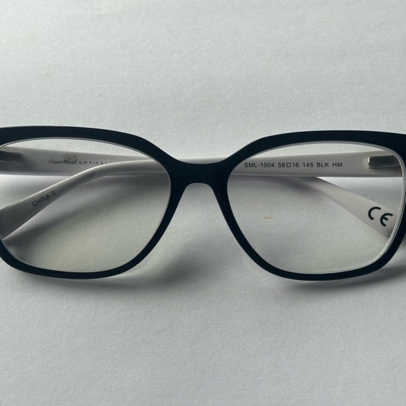 style Mark Optical SML-1004 Black 58/16/145 Eyeglass Frame - Picture 1 of 4